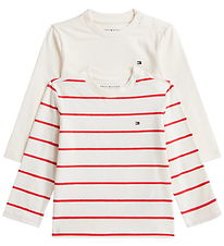 Tommy Hilfiger Blouses - 2-Pack - Off White Stripes