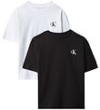 Calvin Klein T-shirts - 2-pak - Monogram - Black/White