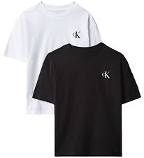 Calvin Klein T-shirts - 2-pak - Monogram - Black/White