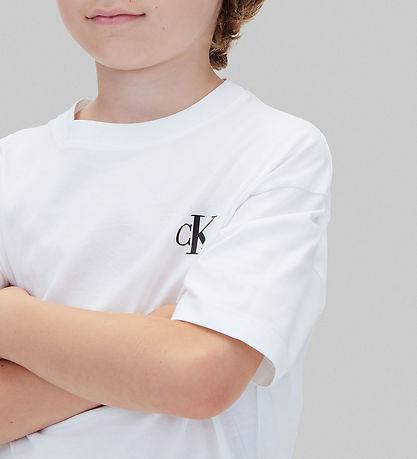 Calvin Klein T-shirts - 2-pak - Monogram - Black/White