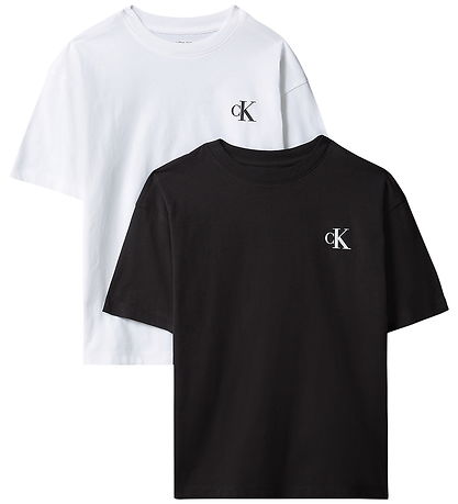 Calvin Klein T-shirts - 2-pak - Monogram - Black/White