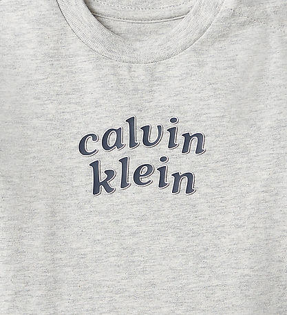 Calvin Klein Bluse - Platinum Heather