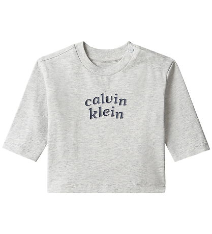 Calvin Klein Bluse - Platinum Heather