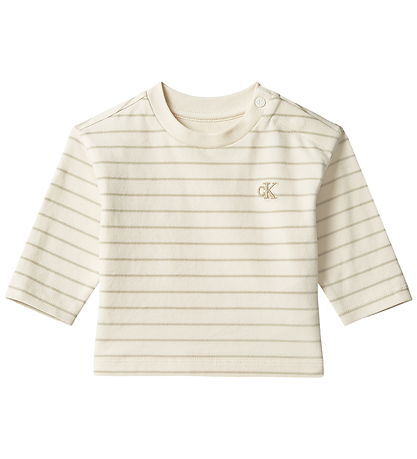 Calvin Klein Bluse - Turtledove Stripe