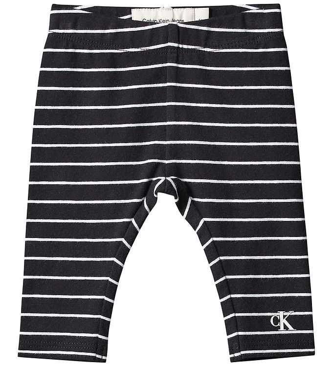 Calvin Klein Leggings - Monogram - Black Stripe