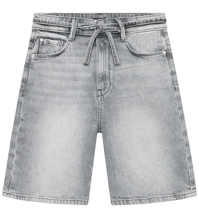 Indian Blue Jeans Shorts - Light Grey Denim