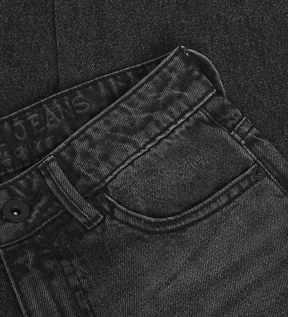 Indian Blue Jeans Jeans - Wide Loose Fit - Black Denim