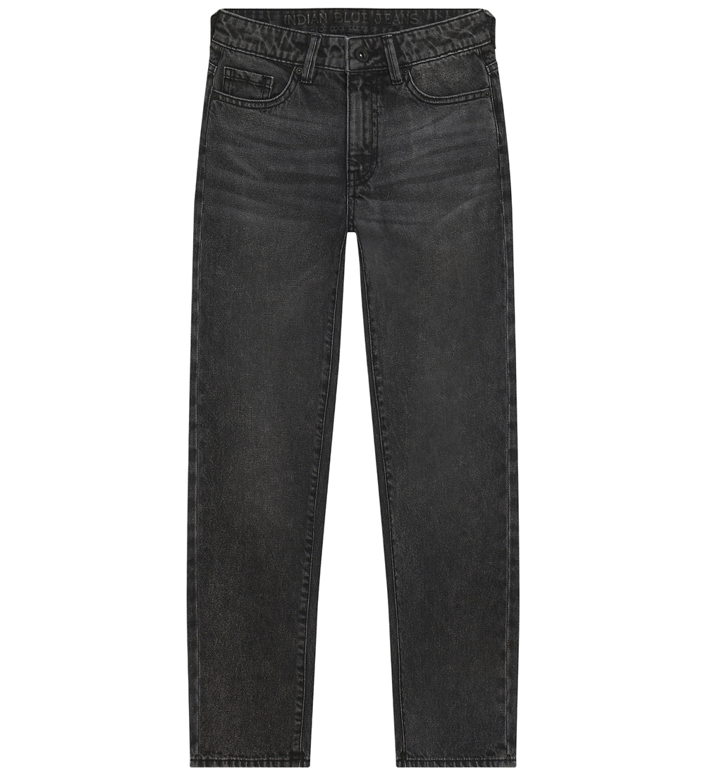 Indian Blue Jeans Jeans - Large Loose Ajustement - Black Denim - Indian Blue Jeans - 8 ans 128 - Jeans 58$