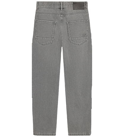 Indian Blue Jeans Jeans - Baggy Straight Fit - Used Grey Denim