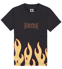 DC Shoes T-shirt - Burning Diamonds - Sort