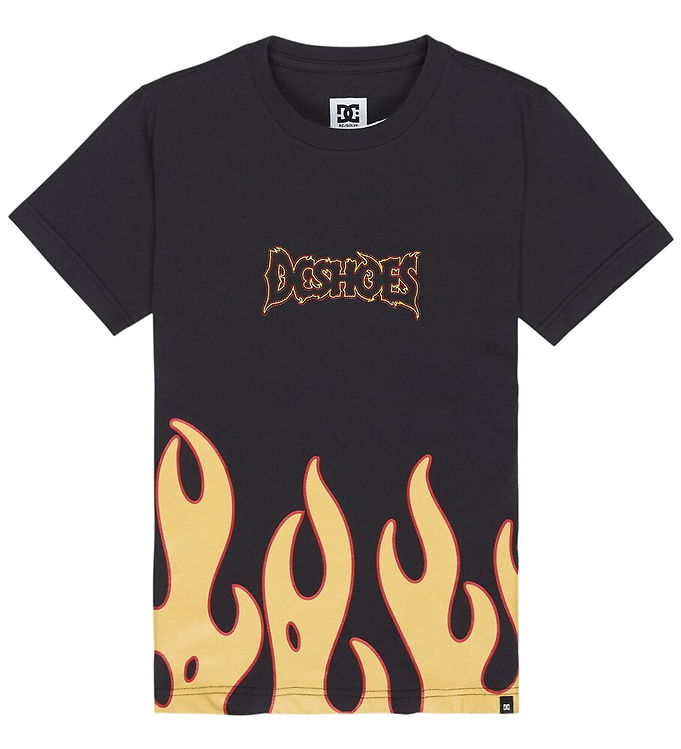 DC Shoes T-shirt - Burning Diamonds - Sort