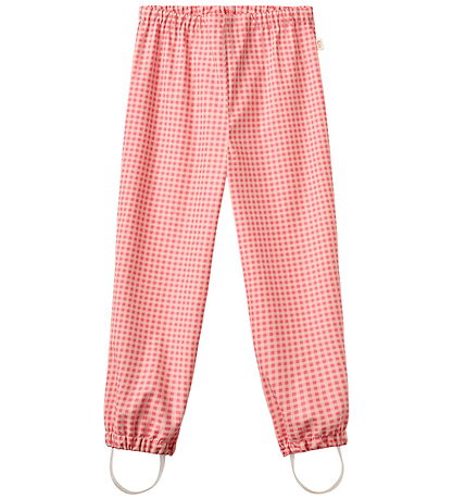 Flöss Regntøj - Dew - Pink Rose Gingham