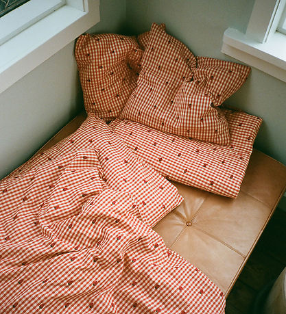 Flöss Sengetøj - Junior - Berry Gingham