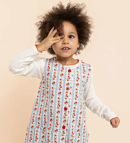 Flöss Kjole - Denim - Aria - Blue Air Rose