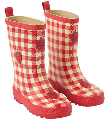 Flöss Gummistøvler - Misty - Berry Gingham