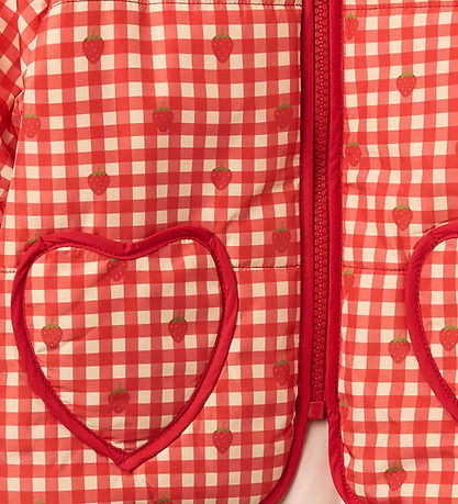 Flöss Dynejakke - Molly - Red Berry Gingham
