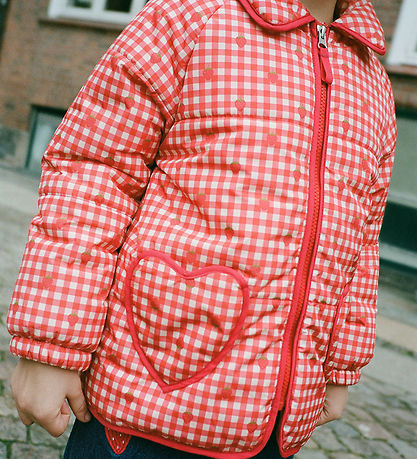 Flöss Dynejakke - Molly - Red Berry Gingham