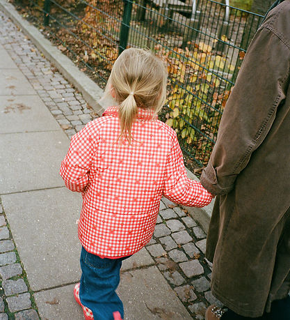Flöss Dynejakke - Molly - Red Berry Gingham