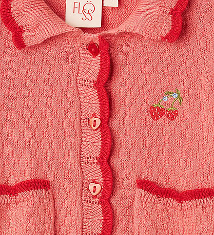 Flöss Cardigan - Strik - Bloom - Blossom Pink