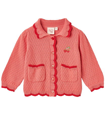Flöss Cardigan - Strik - Bloom - Blossom Pink