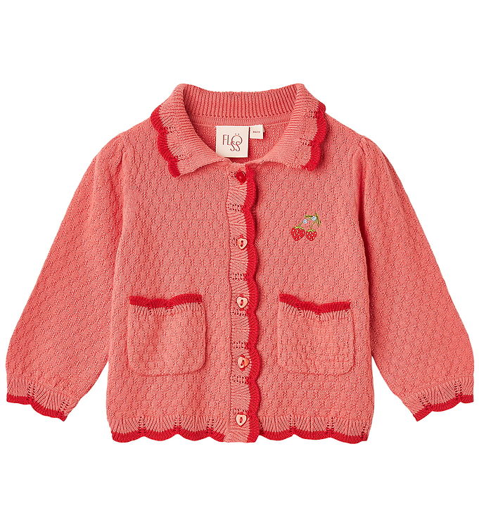 Flöss Cardigan - Strik - Bloom - Blossom Pink