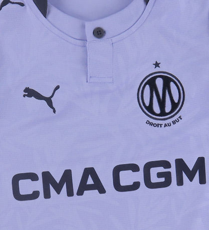 Puma Fodboldtrøje - OM Third Jersey Replica Jr - Lavender Pop/Ne