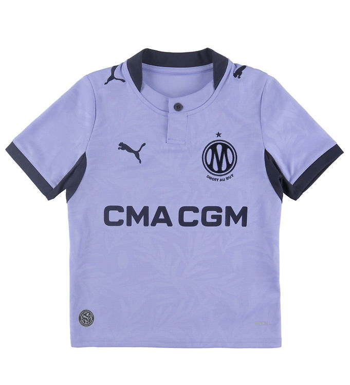 Puma Fodboldtrøje - OM Third Jersey Replica Jr - Lavender Pop/Ne