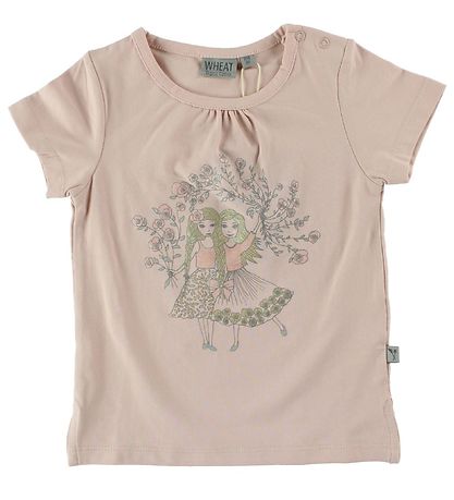 Wheat T-shirt - Powder w. Girls Wheat T-shirt - Powder w. Girls