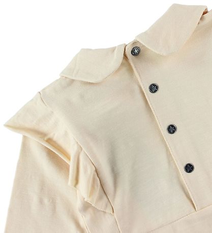 En Fant Blouse - Light Peach w. Ostrich/Ruffles En Fant Blouse - Light Peach w. Ostrich/Ruffles