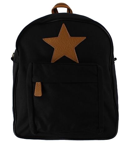 Smallstuff Preschool Backpack - Large - Black w. Star Smallstuff Preschool Backpack - Large - Black w. Star