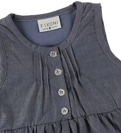 Fixoni Dress - Denim w. Buttons
