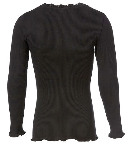 Rosemunde Blouse - Black w. Lace Rosemunde Blouse - Black w. Lace