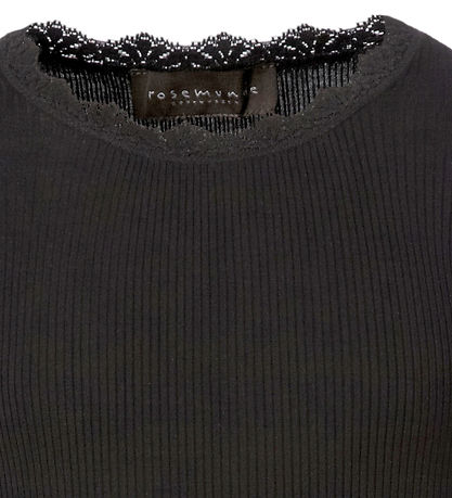 Rosemunde Blouse - Black w. Lace Rosemunde Blouse - Black w. Lace