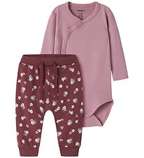 Name It Body l/æ - 2-pak - NbfVulla - Lilas/Wild Ginger