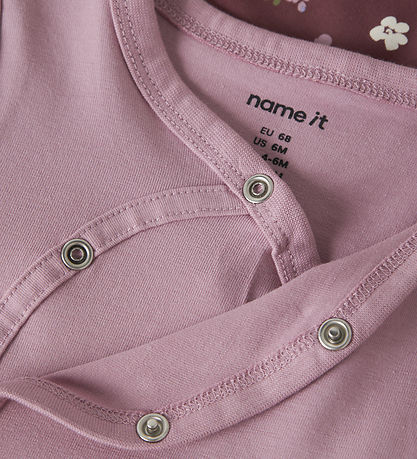 Name It Body l/æ - 2-pak - NbfVulla - Lilas/Wild Ginger