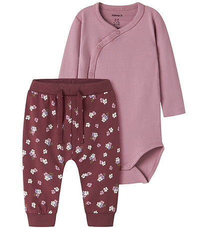 Name It Body l/æ - 2-pak - NbfVulla - Lilas/Wild Ginger