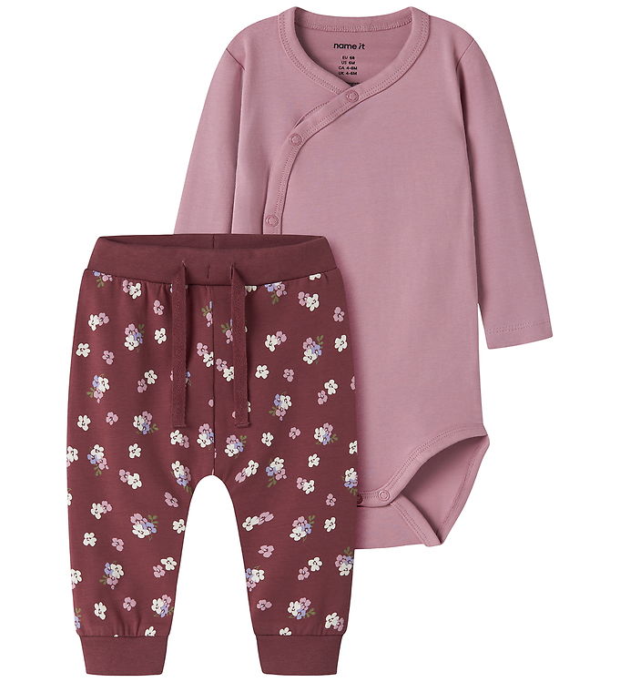 Name It Body l/æ - 2-pak - NbfVulla - Lilas/Wild Ginger