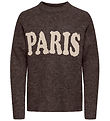 Kids Only Bluse - Strik - KogJerico - Coffee Bean/PARIS/Sandshel