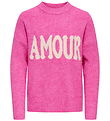Kids Only Bluse - Strik - KogJerico - Fiji Flower/AMOUR/Birch