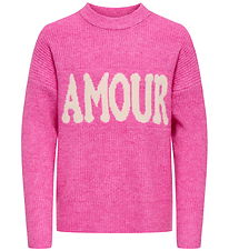 Kids Only Bluse - Strik - KogJerico - Fiji Flower/AMOUR/Birch