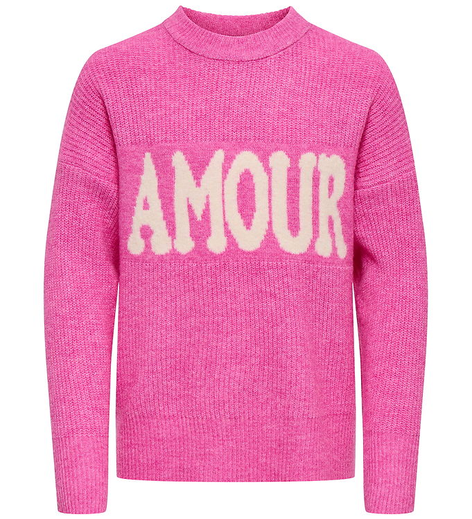Kids Only Bluse - Strik - KogJerico - Fiji Flower/AMOUR/Birch
