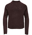 Kids Only Bluse - KogRica - Noos - Strik - Chocolate Torte/Melan