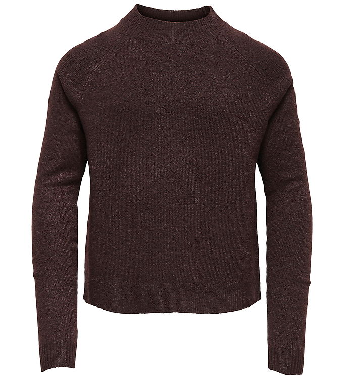 Kids Only Bluse - KogRica - Noos - Strik - Chocolate Torte/Melan