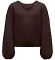 Kids Only Bluse - KogDinea - Strik - Chocolate Torte