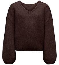 Kids Only Bluse - KogDinea - Strik - Chocolate Torte