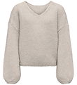 Kids Only Bluse - KogDinea - Strik - Chateau Gray