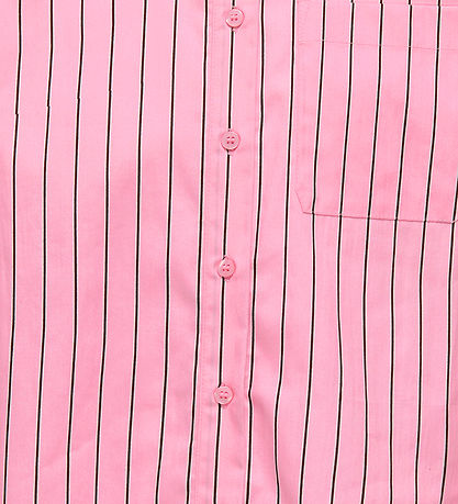 Kids Only Skjorte - KogZendaya - Loose - Pink Lady/Fudge/White