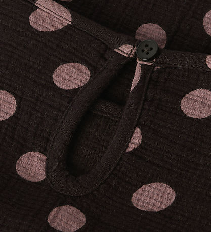 Name It T-shirt - Musselin - 3/4 - NmfNina - Chocolate Plum