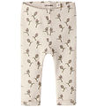 Lil Atelier Leggings - NbfGayo - Slim - Turtledove/ARTICHOKE