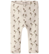 Lil Atelier Leggings - NbfGayo - Slim - Turtledove/ARTICHOKE
